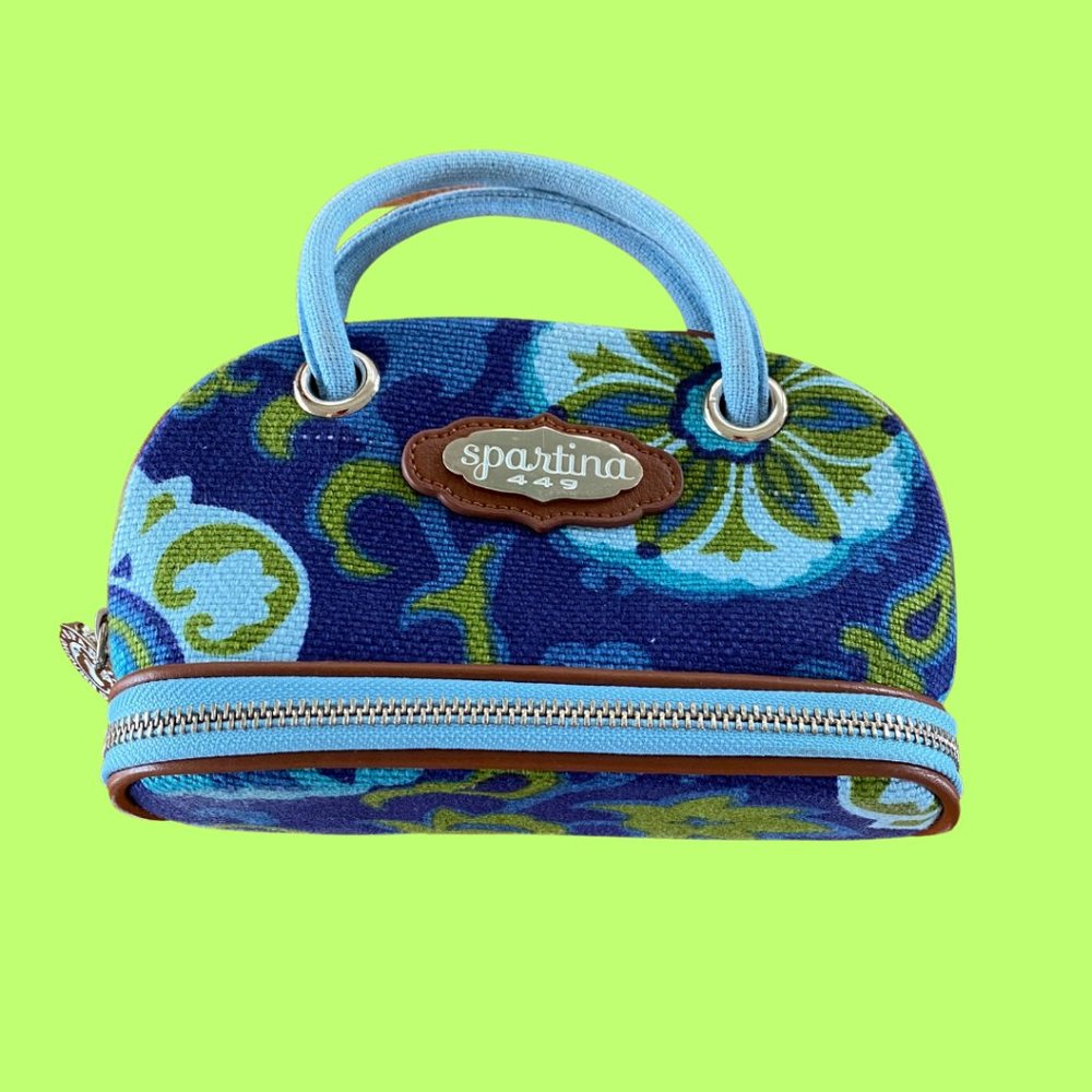 Spartina 449 Make Up Case with Mirror - Picture 1 of 5